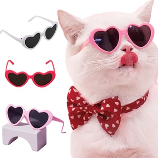 Óculos de Sol de Coração para Gatos e Cachorros | Ronrom Pet