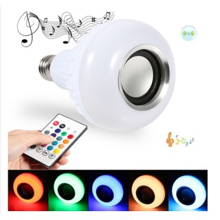 E27 / E26 / B22 luz inteligente colorida LED / RGB / lâmpada de música Bluetooth