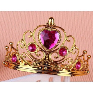 Tiara de Princesa Dourada com cristais Para Fantasia super bonitinha/Bazarbigbig (1)