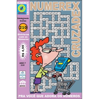 Revistas Passatempos - Numerex Cruzadex - Numerix - Edição 210