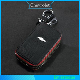capa chave Chaveiro para Carro Chevrolet Couro genuíno Protetor de chave do carro