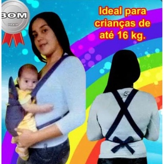Mamãe Canguru Baby Carona Carregador Bebê 16Kg Promoção (1)