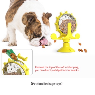 Brinquedo Do Gato Ferros Roda Vazamento Alimentos Dispositivo De Para Animais De Estimação Comida windmill Engraçado turntable Automático (4)