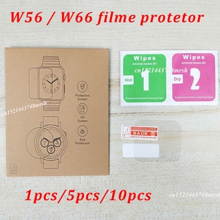 w56 w66 w46 w26 10pcs/5pcs/1pcs Screen Film Smart Watch Protective Film Filme de tela Filme protetor de relógio inteligente