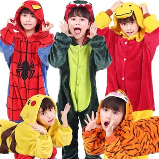 Pijama Infantil Unissex Estampa Dinossauro/Pikachu Roupa De Dormir Para Bebê/Meninos/Meninas
