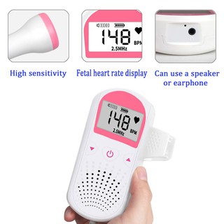Banglijian Monitor Doppler Cardíaco Fetal / Detector de Frequência Médico Doméstico para Grávidas (4)
