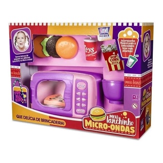 Kit Microondas Infantil Chef Kids Meu Lanchinho + Acessórios