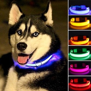 LAG Coleira Ajustável Com Claro LED Que Piscante/Luminosa Para Animais De Estimação/Gatos/Cachorros