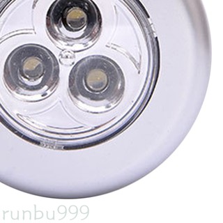 3 LED Alimentado Por Bateria Sem Fio Night Light Vara Tap Toque Empurre Segurança Armário De Parede Da Cozinha Lâmpada (5)