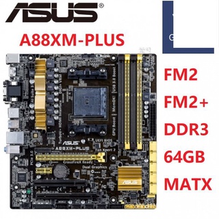 Placa Mãe De Mesa Asus A88XM-PLUS AMD A88X a68 a55 a58 FM2 FM2 + DDR3 64GB