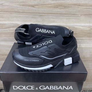 Dolce Gabbana Tênis slip-on com estampa de logo