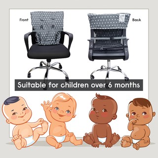 Portátil Do Bebê Cadeira Alta Arnês Assento De Segurança Para A Criança, Viagem Fácil De Alta Reforço Tampa De Assento Para Crianças Emen @ @ Der (4)