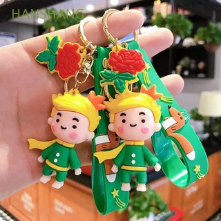 HANSHANG Silicone Rubber Car Purse Key Chains Backpack Keyring The Little Prince Doll Keychain/Multicolor (1)