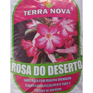 14kg Substrato Para Rosa do Deserto Terra Nova - Casca de Pinus - Pronto Uso - Adenium