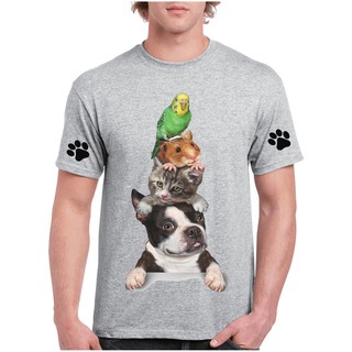 Camiseta camisa masculina uniforme para Pet shop animais estimacao