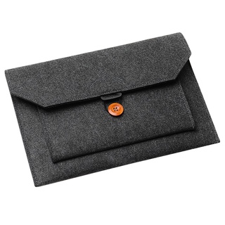 Negócio Soft Case Bag Para Apple Macbook Air Pro Retina 13 Laptop Tablet Saco Cinza Escuro (2)