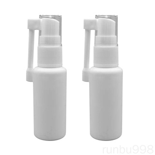 2 Pçs/set Pulverizador Nasal Frasco De Spray De Plástico Recarregáveis Vazio Dispenser Com Rotação Bico 30ML Loja runbu998