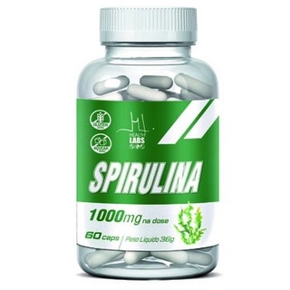 Spirulina Cápsulas 1000 Mg (CONCENTRADO) Health Labs c/60 (Espirulina)