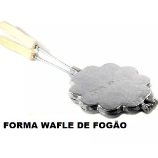 Forma Para Fazer Waffle No Fogão Em Alumínio Fundido (4)