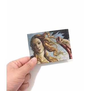 Carteira Porta Cartão Slim Nerd Cult Pop Alternativo O Nascimento de Venus Botticelli