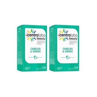 Centrotabs Beauty Cabelos E Unhas Nutrição Capilar 60 cápsulas C/2