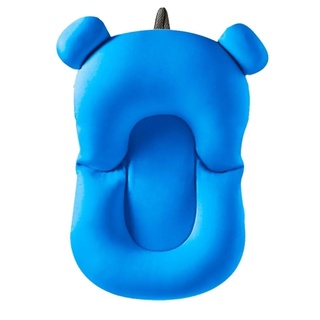 Almofada Flutuante para Banho Bebê de Banheira Bóia Suporte - Azul