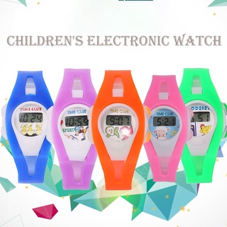 Relógio De Pulso Eletrônico Digital LCD Infantil Para Meninos E Meninas/Estudantes