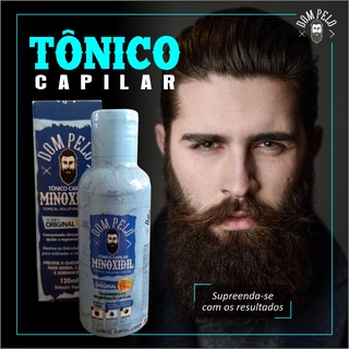 Minoxdil Tônico Capilar Loção Dom Pelo Cabelo E Barba 15% Original