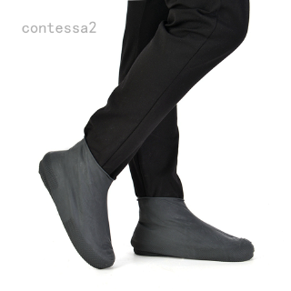 Boa Qualidade 1 Par Reutilizável Sapatos De Látex Impermeável Capas De Chuva Antiderrapante Bota De Borracha Overshoes S/M/L Acessórios
