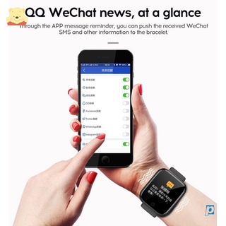 Y68/D20/GM20/fitpro Smart Watch Y68 À Prova D \\\'Água Com Rastreador De Frequência Cardíaca Para Ios / Android (7)