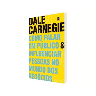 Livro Como Falar em Público e Influenciar Pessoas - Tamanho normal - no Mundo dos Negócios Dale Carnegie - Novo e Lacrado