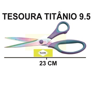 Tesoura titânio de precisão Tesoura Titanium 9.5 para uso geral não perde o corte