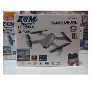 Drone Com Camera 4K Ultra Hd 100 Mt 20Min Ze-Rc034 - 1/1
