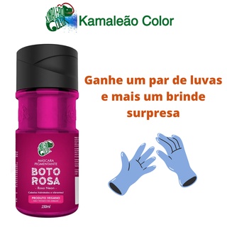 Kamaleão Color Boto Rosa Tinta Cabelo Com BRINDE