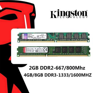Original Kingston PC RAM DDR2 667/800 Mhz 2 Gb DDR3 1333/1600 4 8 De Memória Desktop