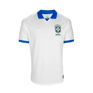 Camisa Camiseta Time Brasil Nacional Branca Copa 2022