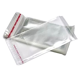 100 Saquinhos Plasticos com adesivo transparente 6x12 cm - embalagens para joias