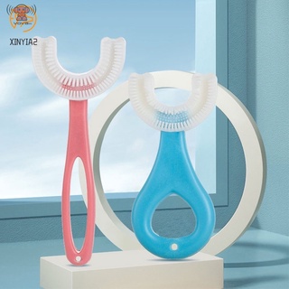 Escova De Dentes Em Formato De U De 360 Graus Para Crianças / U-Shaped Soft Toothbrush para Baby / Children Oral Cleaning Tool De 2-6 - 12 Anos XINYIA2 (3)