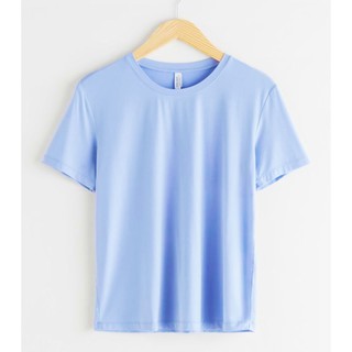 Camiseta Azul Feminina Babylook T-Shirt Lisa Sem Estampa - No Sense