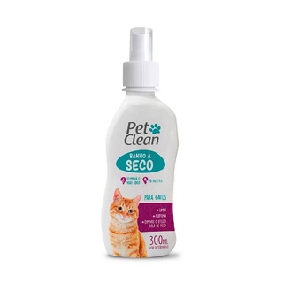 Shampoo Banho A Seco Pet Clean Para Gatos