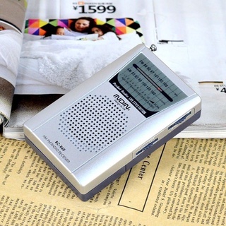 Mini Rádio de Bolso AM/FM/SW LE-650- Lelong + 2 Pilhas
