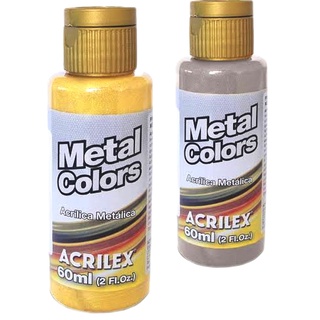 Tinta Metálica Metal Colors 60ml-Acrilex