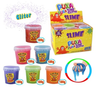 Slime Glitter Lembrancinha C/12 Unidades de 180g (Caixa Fechada)