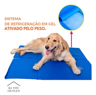 Tapete Gelado 50X64 Refrescante Calor Pet Cachorro Chalesco (3)