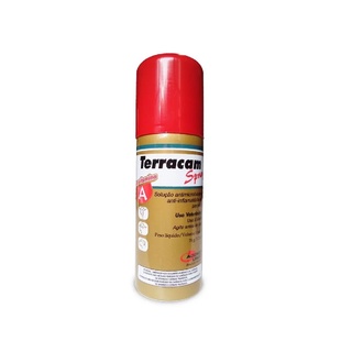 Spray Terracam 125ml cicatrizante com ação antimicrobiano FáCIL APLICAÇÃO O MELHOR DO MERCADO Pet shop