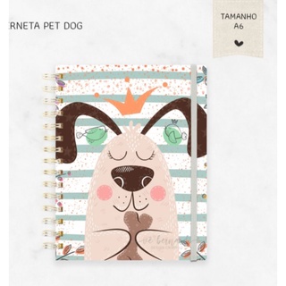 Caderneta de saúde do Pet dog personalizada com nome 11x15 cm