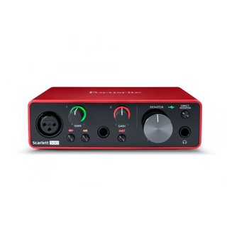 interface de áudio focusrite solo 2 canais 3 geração original