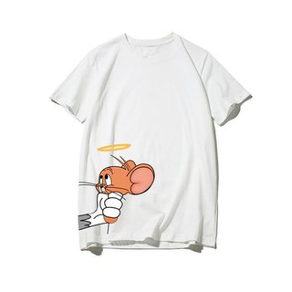 Casal de Verão Tom e Jerry Camisa Simples (7)