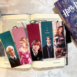 Marcador de Página Harry Potter Personagens com ou sem Tassel (1)