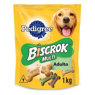 Biscrok Pedigree Multi Adulto 1KG Biscoito Pet